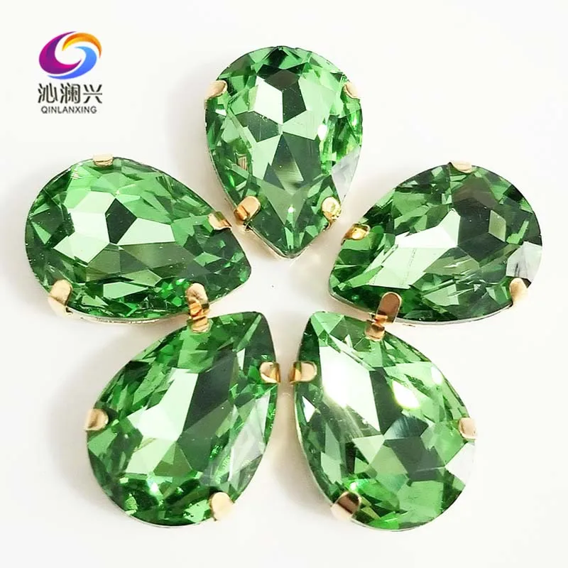 Golden bottom Light green DR shape High quality AAA Glass Crystal sew on claw rhinestones,Diy/Clothing accessories SWSG15
Golden bottom Light green DR shape High quality AAA Glass Crystal sew on claw rhinestones,Diy/Clothing accessories SWSG15