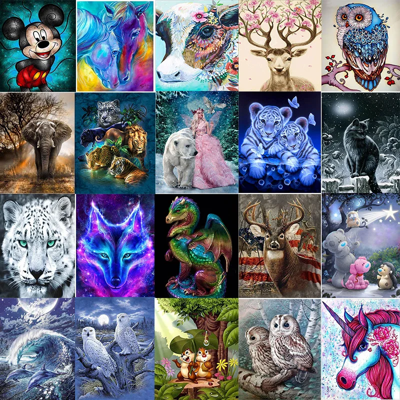 Cute animals diy full drill round diamond painting Christmas Gifts for Home Decoration
Cute animals diy full drill round diamond painting Christmas Gifts for Home Decoration