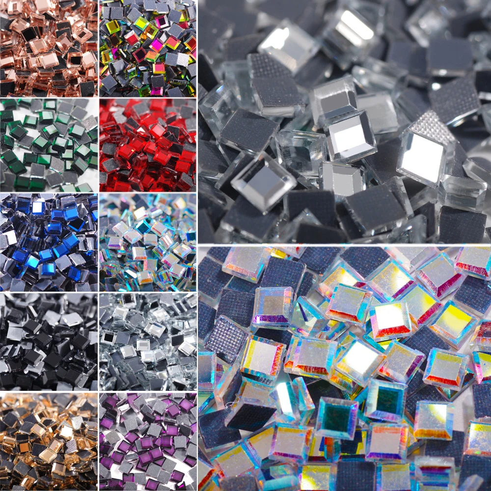 5MM 100Pcs Mirror Square Crystals Glass Hot Fix Rhinestones DMC HotFix Strass Stones for Clothes Wedding Dress
5MM 100Pcs Mirror Square Crystals Glass Hot Fix Rhinestones DMC HotFix Strass Stones for Clothes Wedding Dress