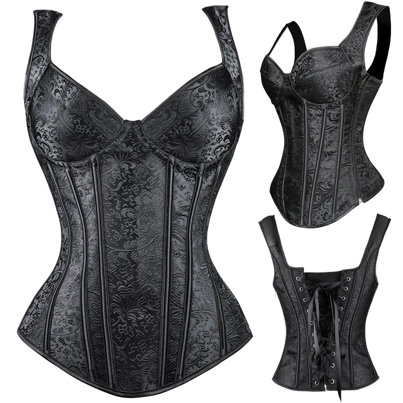 Overbust Steampunk Gothic Corsets Plus Sizes