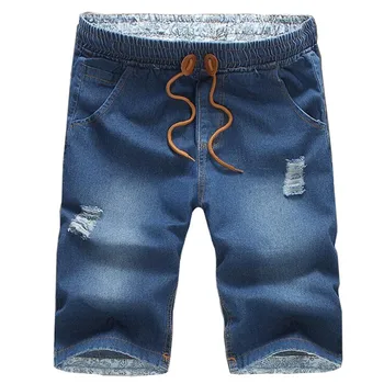 2019 Summer Fashion New Men's Casual Stretch Waist Hole Denim Shorts / Men's Cotton Washed Straight Cowboy Shorts
2019 Summer Fashion New Men's Casual Stretch Waist Hole Denim Shorts / Men's Cotton Washed Straight Cowboy Shorts