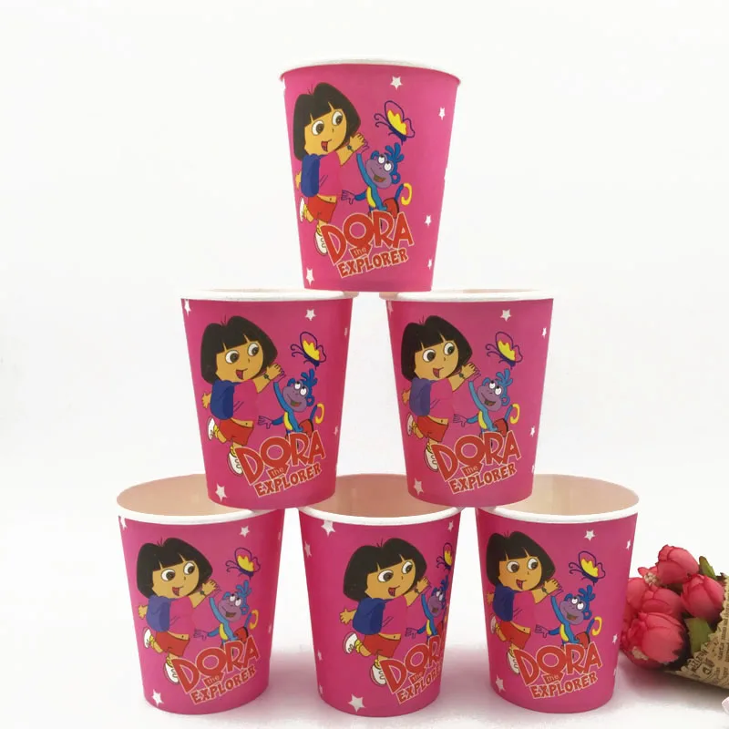 10pcs/lot Dora Party Supplies Paper Cup Cartoon Birthday Decoration Baby Shower Theme Festival Favors Kids Girls Boys
10pcs/lot Dora Party Supplies Paper Cup Cartoon Birthday Decoration Baby Shower Theme Festival Favors Kids Girls Boys
