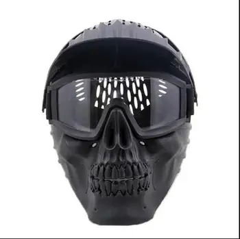 Top Grade Resin Black Airsoft Paintball Tactical Full Face Mask Protection Skull Mask CS War Game Mask Helmet Outdoor Cosplay
Top Grade Resin Black Airsoft Paintball Tactical Full Face Mask Protection Skull Mask CS War Game Mask Helmet Outdoor Cosplay