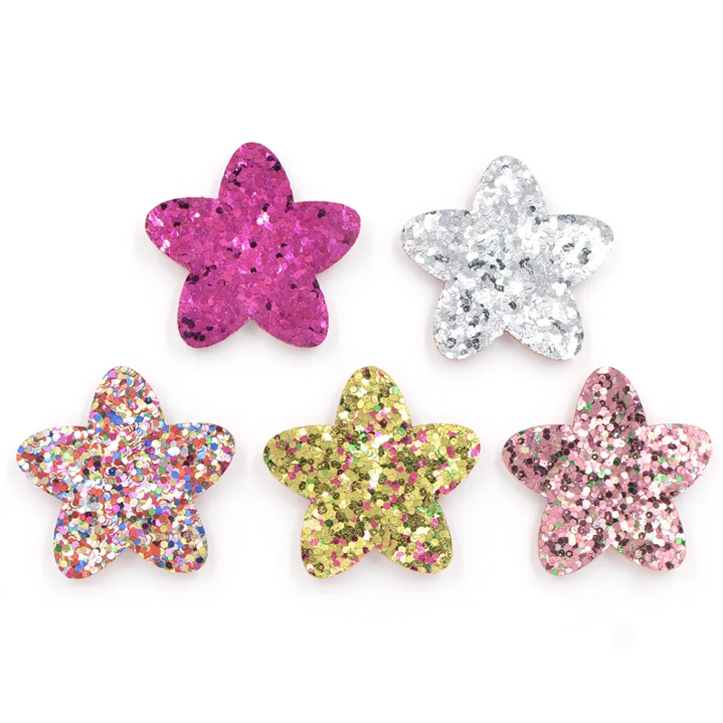 20Pcs 32mm Glitter Fabric Felt Patches Star Padded Appliques for DIY Children Headwear Accessories & DIY Crafts Decoration K57
20Pcs 32mm Glitter Fabric Felt Patches Star Padded Appliques for DIY Children Headwear Accessories & DIY Crafts Decoration K57