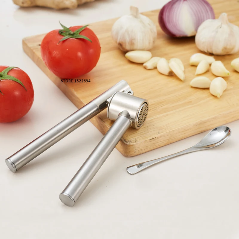 Round Garlic Press Stainless Steel Epicurean Pro Garlic Mincer Quality Chopper Easily Ginger Press Mince and Crush Free ship
Round Garlic Press Stainless Steel Epicurean Pro Garlic Mincer Quality Chopper Easily Ginger Press Mince and Crush Free ship