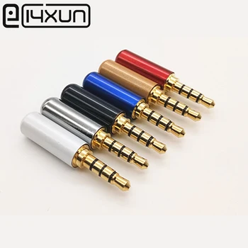 EClyxun 10Pcs Copper 4 Pole 3.5mm Plug Male Headphone Jack with Clip 3.5 mm Stereo Audio Connector for 4mm Cable Adapter
EClyxun 10Pcs Copper 4 Pole 3.5mm Plug Male Headphone Jack with Clip 3.5 mm Stereo Audio Connector for 4mm Cable Adapter