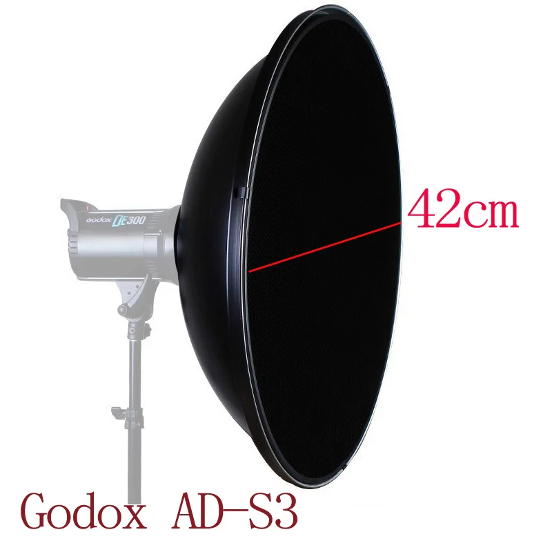 Yuguang New 42cm Godox AD-S3 Beauty Dish with Grid for WITSTRO Speedlite Flash AD180 AD360
Yuguang New 42cm Godox AD-S3 Beauty Dish with Grid for WITSTRO Speedlite Flash AD180 AD360
