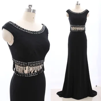 MACloth Black A-Line O Neck Floor-Length Long Crystal Jersey Prom Dresses Dress M 265166 Clearance
MACloth Black A-Line O Neck Floor-Length Long Crystal Jersey Prom Dresses Dress M 265166 Clearance