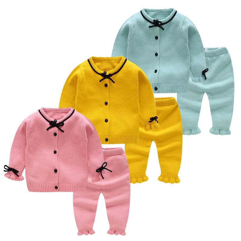 Unisex Baby Sets Autumn Winter Newborn Baby Clothes Single Breasted Knitted Sweater+Pants Infant Baby Boys Girls Clothing Set
Unisex Baby Sets Autumn Winter Newborn Baby Clothes Single Breasted Knitted Sweater+Pants Infant Baby Boys Girls Clothing Set