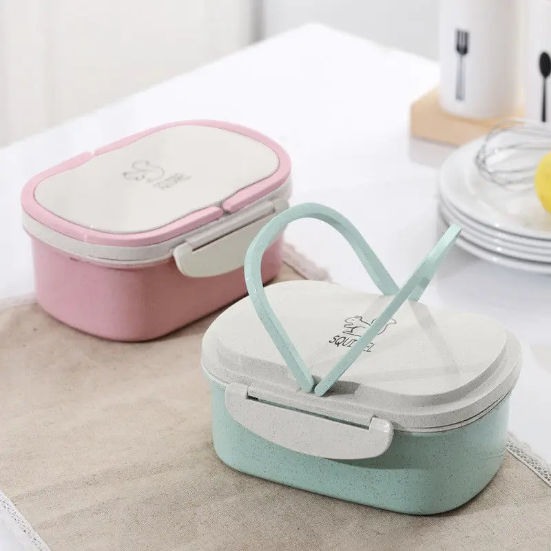 Plastic Bento Box Portable Kids Lunch Box With Compartments BPA Free Wheat Straw Food Container Box Container
Plastic Bento Box Portable Kids Lunch Box With Compartments BPA Free Wheat Straw Food Container Box Container