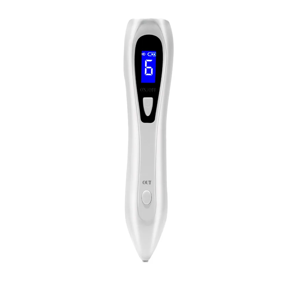 LCD 6 Level Laser Freckle Removal Pen Electric Mole Remover Remove Dark Spot Face Wart Tag Tattoo Face Corrector Skin Care Tool
LCD 6 Level Laser Freckle Removal Pen Electric Mole Remover Remove Dark Spot Face Wart Tag Tattoo Face Corrector Skin Care Tool