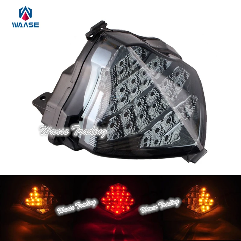 waase Chrome Led Rear Taillight Tail Brake Turn Signals Indicator Integrated Light Smoke For 2004 2005 2006 YAMAHA YZF R1 RN12
waase Chrome Led Rear Taillight Tail Brake Turn Signals Indicator Integrated Light Smoke For 2004 2005 2006 YAMAHA YZF R1 RN12