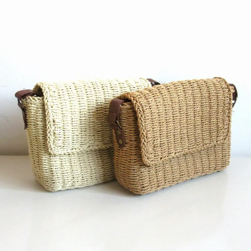 Women Vintage Rattan Beach Straw Bag INS Popular Female BOHO Summer Mini Handbag Lady Woven Bolsa Handmade Knitted Crossbody BAG
Women Vintage Rattan Beach Straw Bag INS Popular Female BOHO Summer Mini Handbag Lady Woven Bolsa Handmade Knitted Crossbody BAG