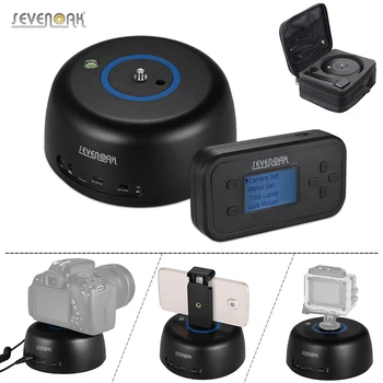 Sevenoak SK-EBH04 Wireless Electronic Panoramic Tripod Ball Head w/Remote Control Phone Holder for Canon Nikon Sony DSLR Gopro 6
Sevenoak SK-EBH04 Wireless Electronic Panoramic Tripod Ball Head w/Remote Control Phone Holder for Canon Nikon Sony DSLR Gopro 6
