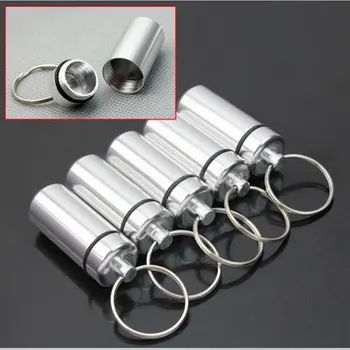 6pcs*Waterproof Aluminum Waterproof Pill Box Case Bottle Cache Drug Holder Medicine Keychain Container V1739-7
6pcs*Waterproof Aluminum Waterproof Pill Box Case Bottle Cache Drug Holder Medicine Keychain Container V1739-7