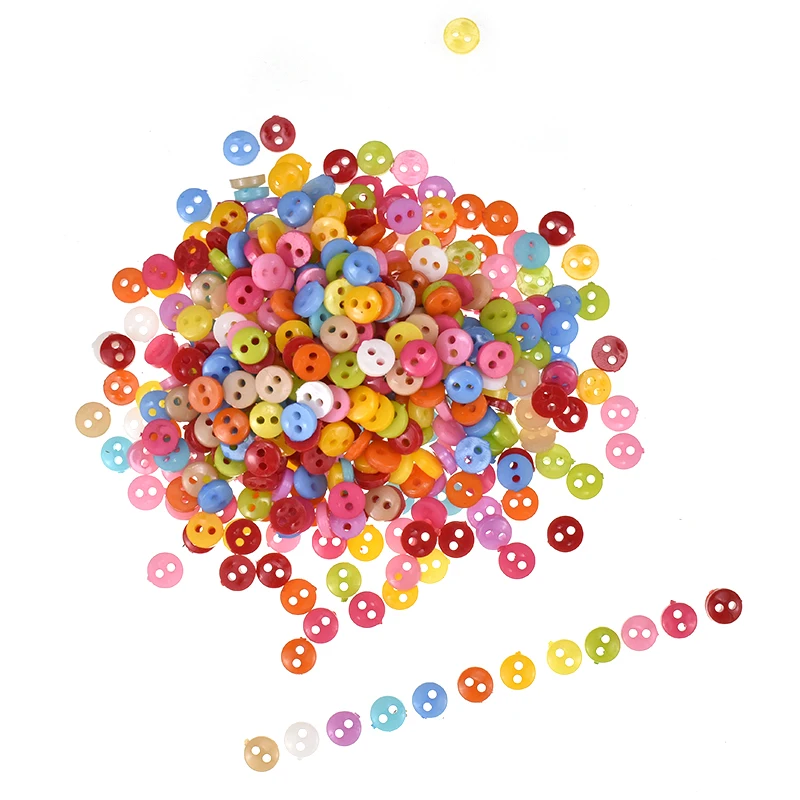 Colorful 500pcs Mixed 2 Hole Plastic Cute Supper Mini Buttons Sewing Round Decor Card Making DIY Lovely Home Decor Tools 6mm
Colorful 500pcs Mixed 2 Hole Plastic Cute Supper Mini Buttons Sewing Round Decor Card Making DIY Lovely Home Decor Tools 6mm
