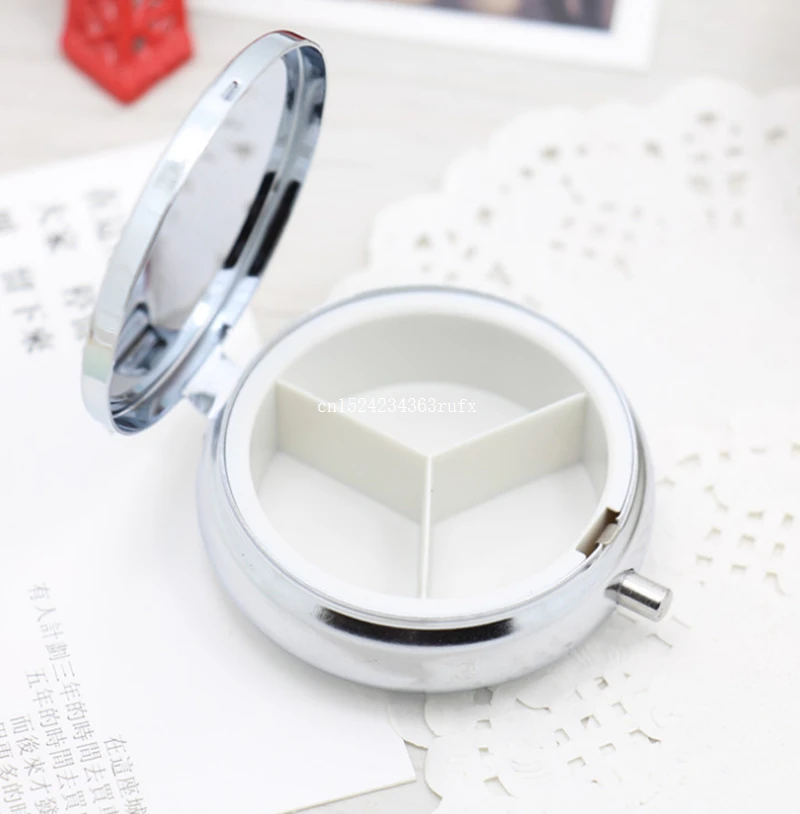 100Pcs Metal Pill Cutter Medicine Organizer Makeup Storage Container Pill Boxes Folding Pill Box Case
100Pcs Metal Pill Cutter Medicine Organizer Makeup Storage Container Pill Boxes Folding Pill Box Case