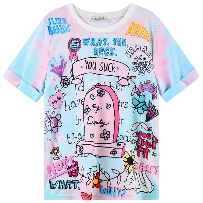 T-shirts Women Sudaderas Mujer Adorable Summer Cute Anime Pattern Women T-shirt Girls Sweet Lolita Female Tops Harajuku Shirt
T-shirts Women Sudaderas Mujer Adorable Summer Cute Anime Pattern Women T-shirt Girls Sweet Lolita Female Tops Harajuku Shirt