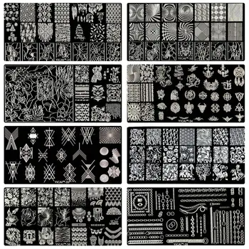 10pcs/ Set Nail Art Stamping Plates Premium Quality Template YICAI Series Geometry Pattern Image Stamping Plate For Nails 31-40
10pcs/ Set Nail Art Stamping Plates Premium Quality Template YICAI Series Geometry Pattern Image Stamping Plate For Nails 31-40