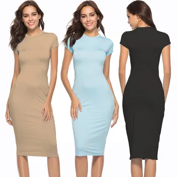 Sexy Slim Casual Dress Women Fashion Summer 2019 Dress Short Sleeve O-Nack Pencil Dress Vestidos Bandage Dress Women Clothing
Sexy Slim Casual Dress Women Fashion Summer 2019 Dress Short Sleeve O-Nack Pencil Dress Vestidos Bandage Dress Women Clothing