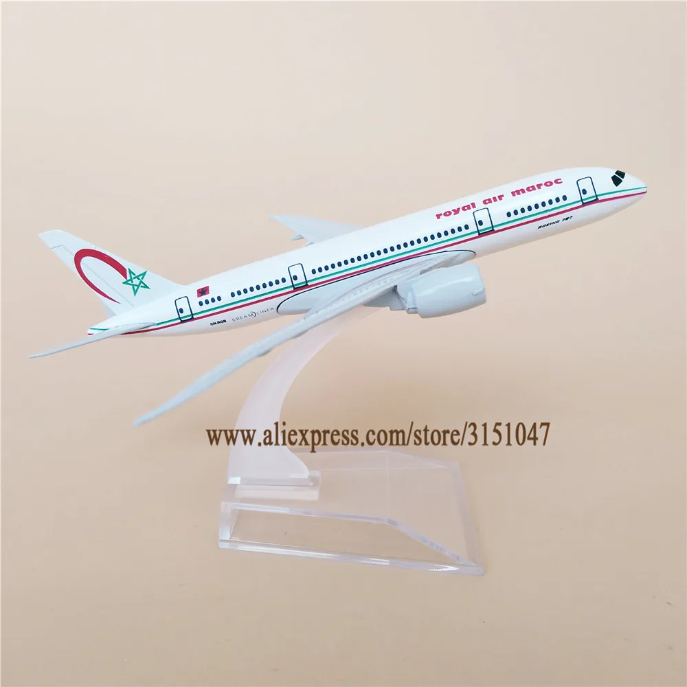 16cm Metal Royal Air Maroc Airlines Boeing 787 B787 Airways Airplane Model Plane Model Diecast Craft Kids Gift
16cm Metal Royal Air Maroc Airlines Boeing 787 B787 Airways Airplane Model Plane Model Diecast Craft Kids Gift