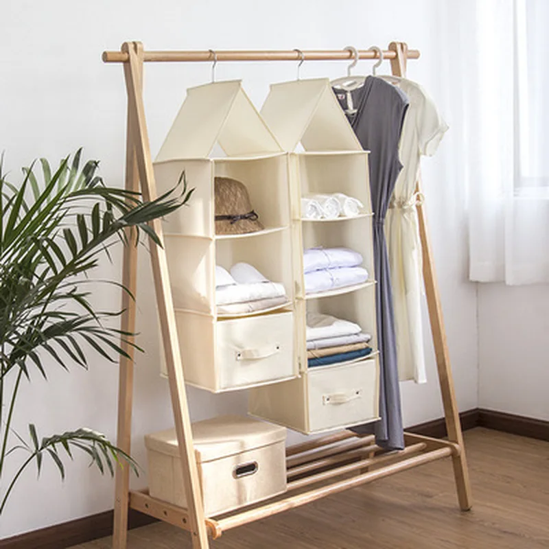 Multi-layeCotton linen Wardrobe Storage Hanging Bag Wardrobe Hanging Clothes Fabric Storage Bag Create Wardrobe Drawer Box
Multi-layeCotton linen Wardrobe Storage Hanging Bag Wardrobe Hanging Clothes Fabric Storage Bag Create Wardrobe Drawer Box