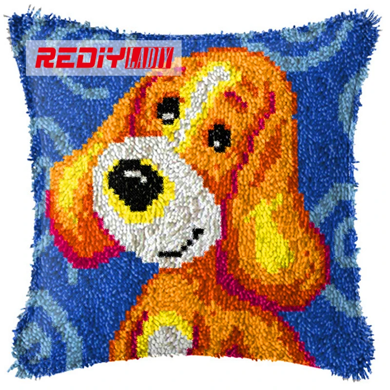 LADIY Latch Hook Cushion Yarn for Cushion Cover Lovely Dog Pillow Case Sofa Cushion Printed Canvas Home Decorative Pillow BZ091
LADIY Latch Hook Cushion Yarn for Cushion Cover Lovely Dog Pillow Case Sofa Cushion Printed Canvas Home Decorative Pillow BZ091