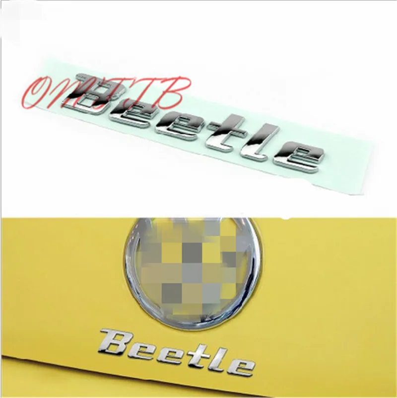 3D Metal Sticker Beetle Emblem Badge Chrome Letter Decal For Volkswagen VW Beetle Rear Trunk Door Body TDI TSI Auto car-styling
3D Metal Sticker Beetle Emblem Badge Chrome Letter Decal For Volkswagen VW Beetle Rear Trunk Door Body TDI TSI Auto car-styling