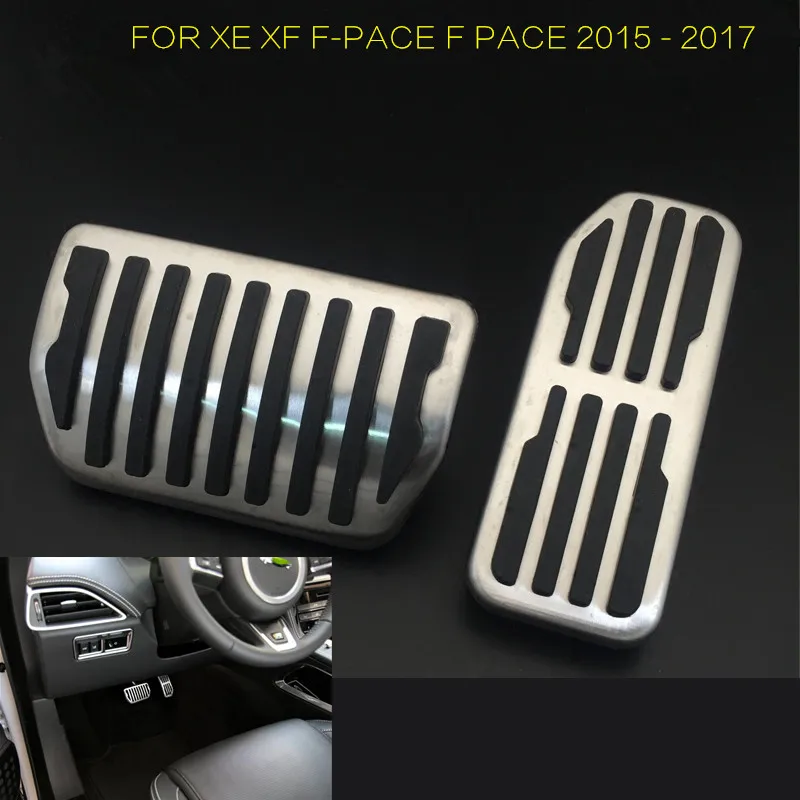 No Drilling Fuel Gas Brake Foot Pedal Plate Kit Set AT For Jaguar XE XF F-PACE F PACE 2015 2016 2017
No Drilling Fuel Gas Brake Foot Pedal Plate Kit Set AT For Jaguar XE XF F-PACE F PACE 2015 2016 2017
