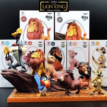 WCF Story 07 The Lion King Simba Mufasa Pumbaa Scar Rafiki Timon PVC Figures Toys 6pcs/set with box 4-12CM
WCF Story 07 The Lion King Simba Mufasa Pumbaa Scar Rafiki Timon PVC Figures Toys 6pcs/set with box 4-12CM
