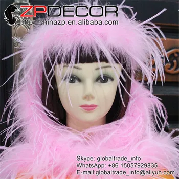 ZPDECOR Cheap Sale Single Ply 2yards/lot Pretty Hot Selling Pink Dyed Ostrich Feather Scarf
ZPDECOR Cheap Sale Single Ply 2yards/lot Pretty Hot Selling Pink Dyed Ostrich Feather Scarf