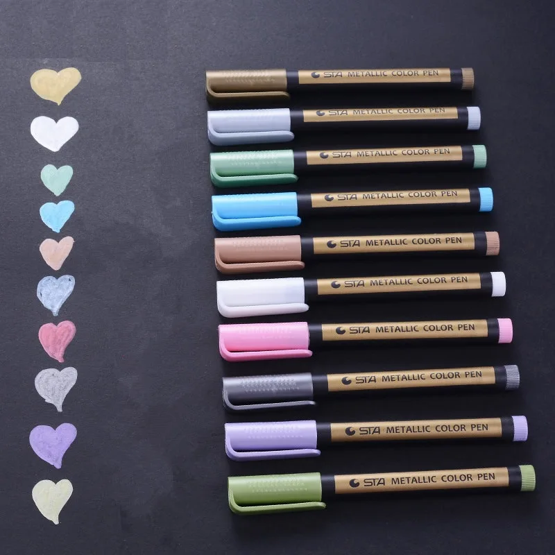 30 pcs/Lot Soft head metallic pen for opaque writing and decorating scrapbooking Water-based ink School drawing supplies FB606
30 pcs/Lot Soft head metallic pen for opaque writing and decorating scrapbooking Water-based ink School drawing supplies FB606