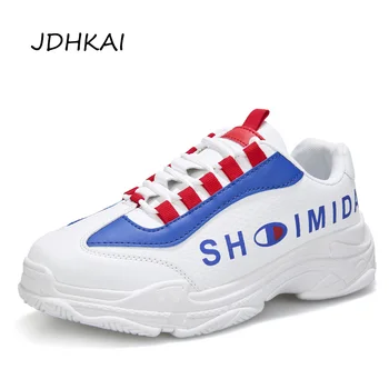 2019 Summer Mens Casual Shoes New Fashion Patchwork White Running Shoes Dad Shoe Chunky Basket Trainers Man Sneakers Shose Male 
2019 Summer Mens Casual Shoes New Fashion Patchwork White Running Shoes Dad Shoe Chunky Basket Trainers Man Sneakers Shose Male