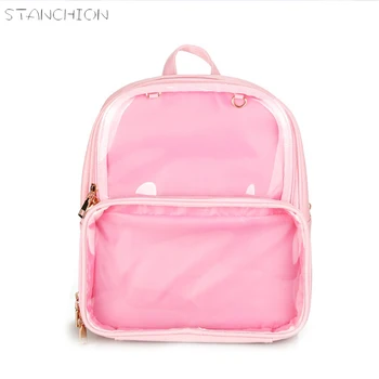 STANCHION Cute Clear Transparent for School Women Backpacks PVC Jelly Teenage Girls Bags Color Student Schoolbags Bookbag
STANCHION Cute Clear Transparent for School Women Backpacks PVC Jelly Teenage Girls Bags Color Student Schoolbags Bookbag