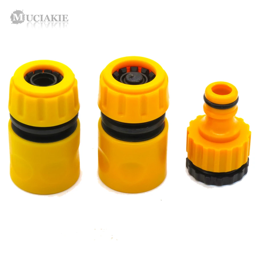 MUCIAKIE 3PCS Coupling Adapter Drip Tape Watering Irrigation Faucet Hose Connecter with 1/2'' 3/4'' Male Garden Water Connector
MUCIAKIE 3PCS Coupling Adapter Drip Tape Watering Irrigation Faucet Hose Connecter with 1/2'' 3/4'' Male Garden Water Connector