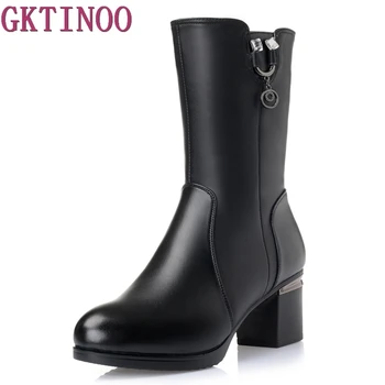 Plus Size 35-43 Women High Heel Mid Calf Boots Genuine Leather Winter Warm Snow Botas Gladiator Boot Footwear Shoes
Plus Size 35-43 Women High Heel Mid Calf Boots Genuine Leather Winter Warm Snow Botas Gladiator Boot Footwear Shoes