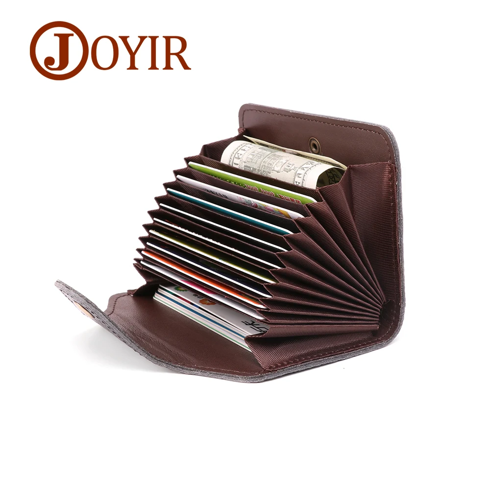 JOYIR Genuine Leather Cowhide Credit Card Holder Men Women Rfid Wallet Business 11 Bits Card Case Purse Unisex Card Id Holders
JOYIR Genuine Leather Cowhide Credit Card Holder Men Women Rfid Wallet Business 11 Bits Card Case Purse Unisex Card Id Holders