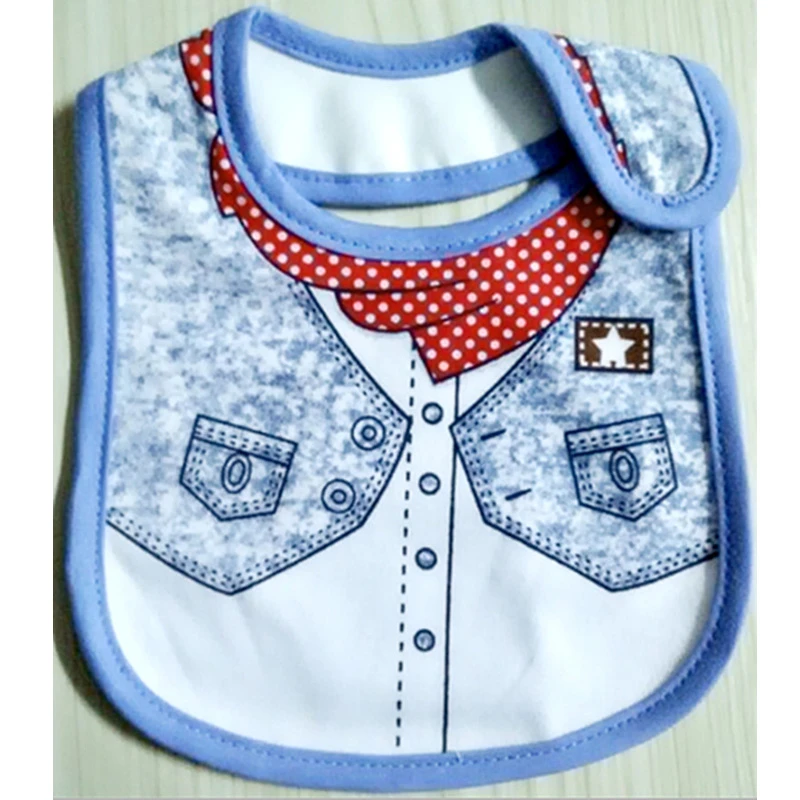 1pcs cotton 3-layer waterproof stylish and comfortable animal cartoon cowboy pattern bib for baby's saliva towel bib feeding
1pcs cotton 3-layer waterproof stylish and comfortable animal cartoon cowboy pattern bib for baby's saliva towel bib feeding