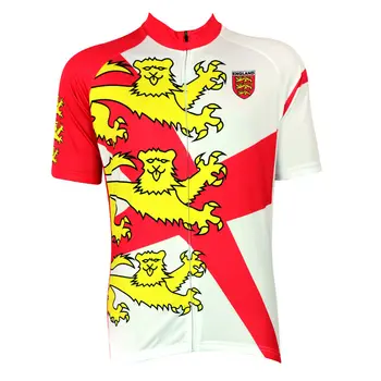 Alien SportsWear Golden England Three Lions Pattern Men Short Sleeve Bicycle Clothes Spring Full Zipper Cicle Clothe Size XS-5XL
Alien SportsWear Golden England Three Lions Pattern Men Short Sleeve Bicycle Clothes Spring Full Zipper Cicle Clothe Size XS-5XL