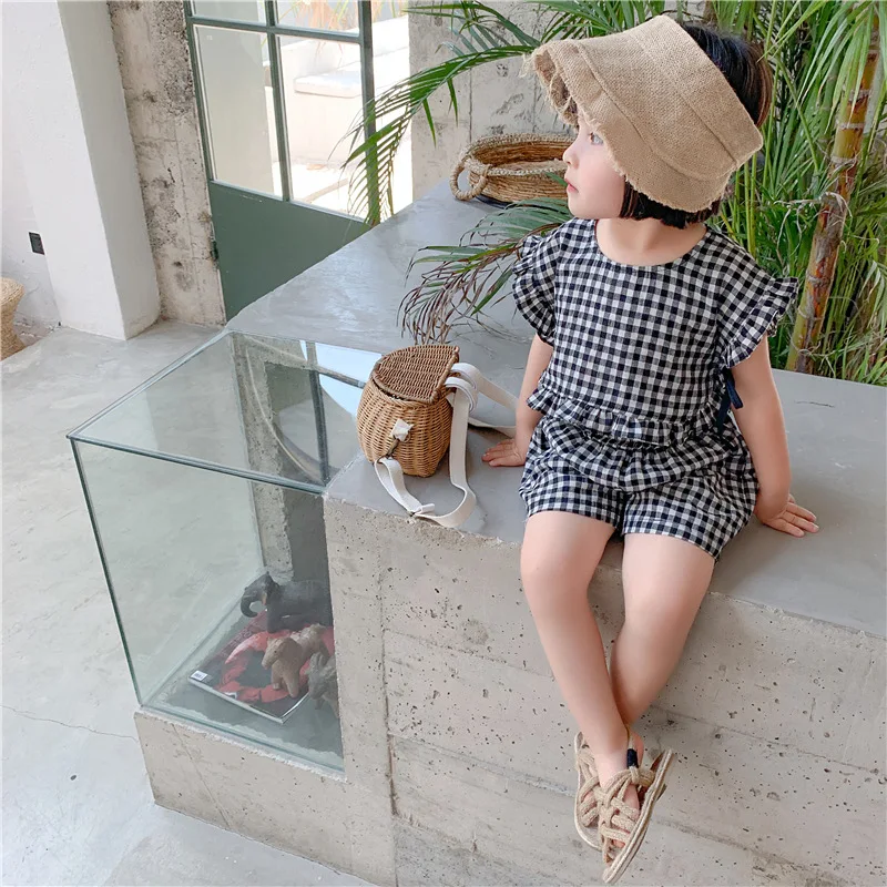 2019 New Girls Boys 2 Pcs Plaid Set Top Shirt +Short Summer Kids Cotton Sets 1-5 T
2019 New Girls Boys 2 Pcs Plaid Set Top Shirt +Short Summer Kids Cotton Sets 1-5 T
