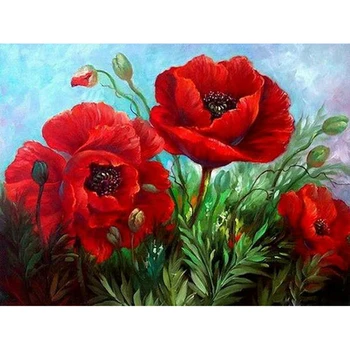 5D DIY Diamond Painting cross stitch Poppy round diamond Mosaic Diamond Embroidery red flowers Needlework Decorative FR007
5D DIY Diamond Painting cross stitch Poppy round diamond Mosaic Diamond Embroidery red flowers Needlework Decorative FR007