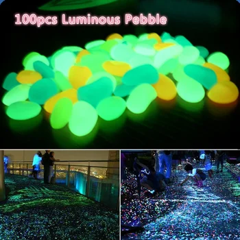 100PCS Luminous Light-emitting Artificial Pebble Stone Fish Tank Aquarium Glow Stone Garden Yard Decoration
100PCS Luminous Light-emitting Artificial Pebble Stone Fish Tank Aquarium Glow Stone Garden Yard Decoration