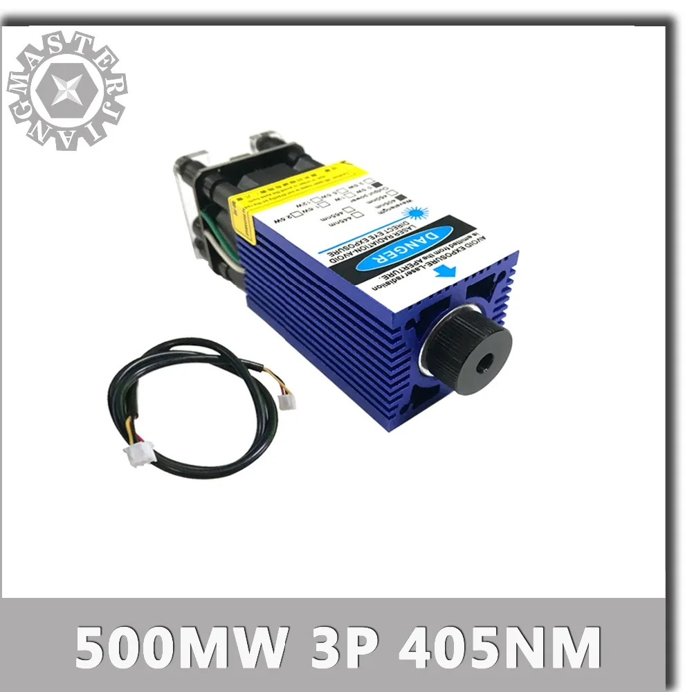 500mW 405nm 3P Adjustable Focusing TTL PWM Control Blue Laser Module Engraving 0.5W ttl pwm 3p Carving Focusable Laser Head.
500mW 405nm 3P Adjustable Focusing TTL PWM Control Blue Laser Module Engraving 0.5W ttl pwm 3p Carving Focusable Laser Head.