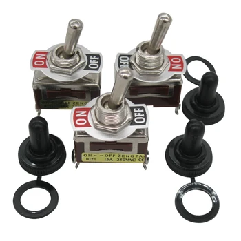 TWTADE 3pcs Toggle Switch Rocker Heavy Duty 20A 125V 15A 250V SPST 2 Pin 2 Position ON/OFF Ten-1021
TWTADE 3pcs Toggle Switch Rocker Heavy Duty 20A 125V 15A 250V SPST 2 Pin 2 Position ON/OFF Ten-1021