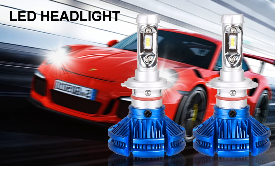 Aceersun Led car headlight H4 H7 H11 H1 LED 9005 HB3 9006 HB4 9012 H3 Bulbs H8 H9 ZES 50W 12000LM High Low Beam car Bulb 12V 24V (1)