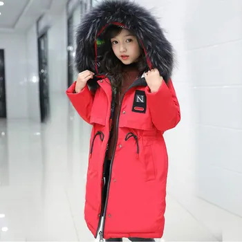 2019 New arrival Winter Girl's Duck Down Jackets Kids Long Model Girl warm Down Parkas Fur baby Children's outerwear -30degree
2019 New arrival Winter Girl's Duck Down Jackets Kids Long Model Girl warm Down Parkas Fur baby Children's outerwear -30degree