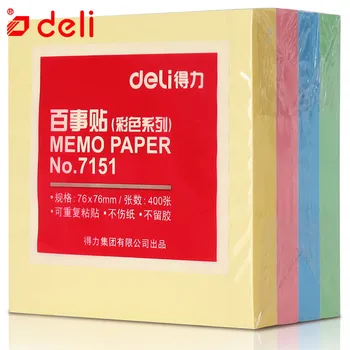 Deli 1Pack/4PCS Memo Paper Student Stationery Bookmark Papers 400 Pages Sticky Notes Mini Memo Pad School & Office Supplies
Deli 1Pack/4PCS Memo Paper Student Stationery Bookmark Papers 400 Pages Sticky Notes Mini Memo Pad School & Office Supplies