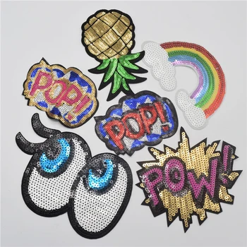 25pcs Big size wow POP Sequins Embroidery Sew On Iron On Patch Badge Clothes Bag Fabric Applique Gift
25pcs Big size wow POP Sequins Embroidery Sew On Iron On Patch Badge Clothes Bag Fabric Applique Gift