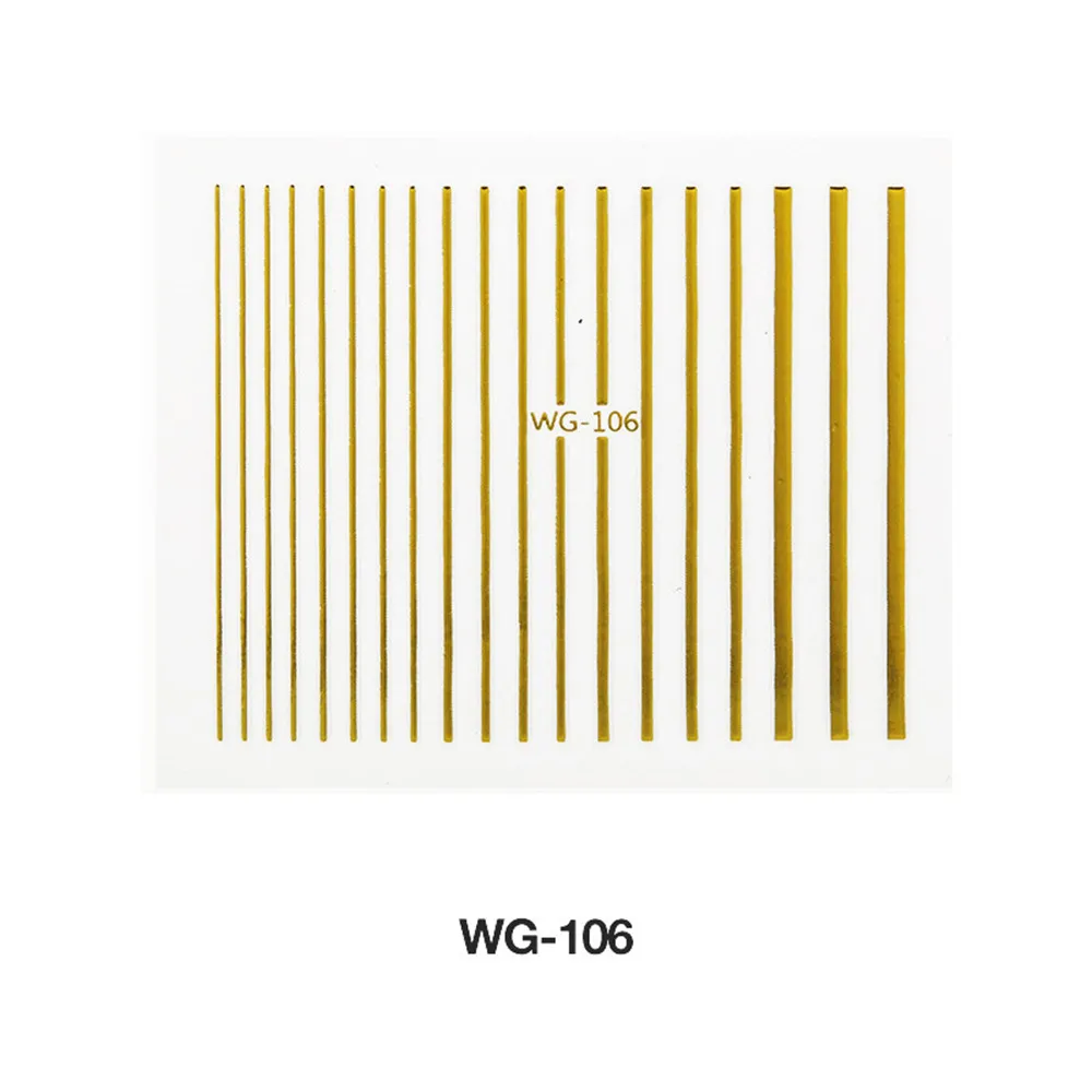 Geometric Patterns 3D Nail Sticker Decals Adhesive Cartoon Gold Stripes Wave Line Manicure DIY Nail Art Decoration 1 Sheet
Geometric Patterns 3D Nail Sticker Decals Adhesive Cartoon Gold Stripes Wave Line Manicure DIY Nail Art Decoration 1 Sheet