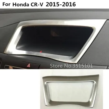 Car styling body Navigation Pannel GPS Central Frame ABS Chrome Matte Cover Stick hoods 1pcs For Honda CRV CR-V 2015 2016
Car styling body Navigation Pannel GPS Central Frame ABS Chrome Matte Cover Stick hoods 1pcs For Honda CRV CR-V 2015 2016